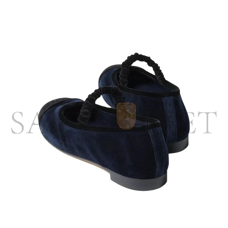 Ch**el mary janes velent navy blue ‎g46542